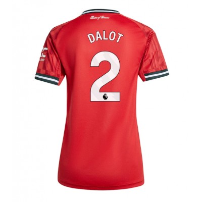 Manchester United Diogo Dalot #2 Domaci Dres za Ženska 2025-26 Kratak Rukav Manchester United Diogo Dalot #2 Domaci Dres za Ženska 2025-26 Kratak Rukav